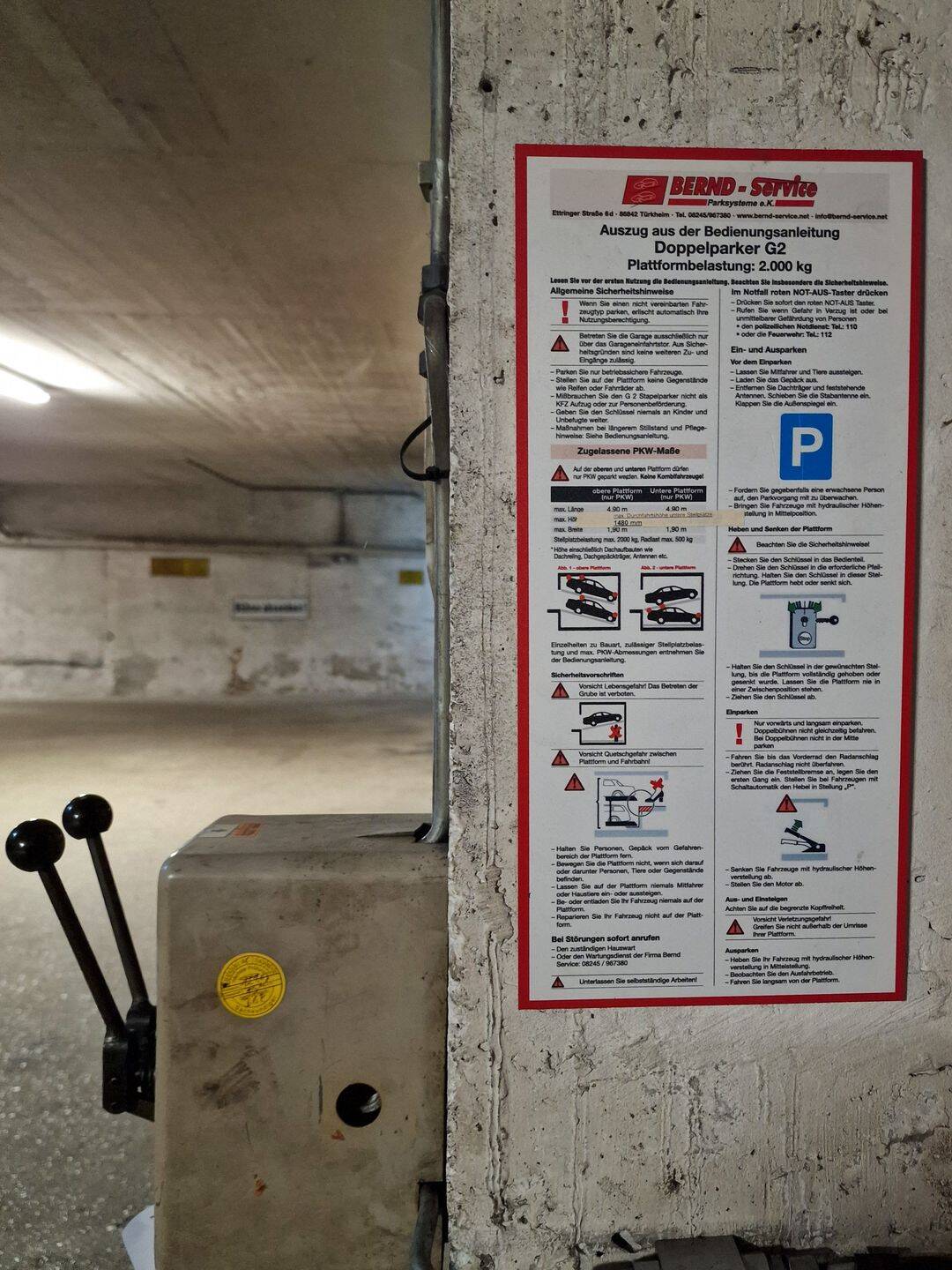 Duplex-Garage zur Miete - Ansicht 4