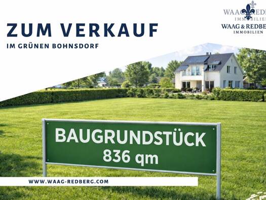 Grundstück zum Kauf 380.000 € 836 m² Grundstück Bohnsdorf Treptow-Köpenick 12526