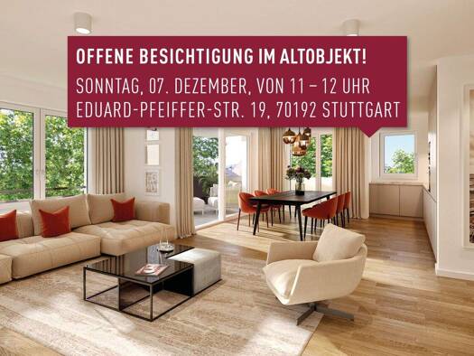 Wohnung zum Kauf - Erstbezug 932.500 € 4 Zimmer 108 m² EG Nord Stuttgart / Stuttgart-Nord 70192