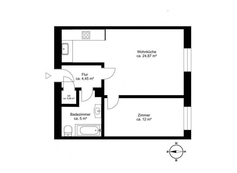 Wohnung zum Kauf 295.000 € 2 Zimmer 47,2 m² Wien 1190