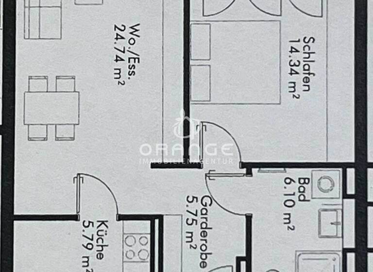 Wohnung zur Miete 635 € 2 Zimmer 59,9 m² 2. Geschoss frei ab 01.05.2026 Schillerstr. 6b Teublitz 93158
