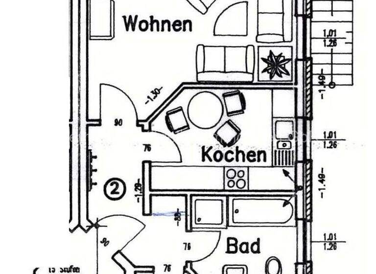 Wohnung zum Kauf 199.000 € 2 Zimmer 62 m² frei ab sofort Beckum 59269