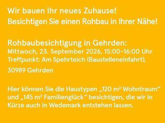 Reihenendhaus zum Kauf - Erstbezug provisionsfrei 409.990 € 5 Zimmer 145 m² 284,7 m² Grundstück frei ab 31.12.2027 Heinrich-Baumgarte-Ring 11 Mellendorf Wedemark 30900