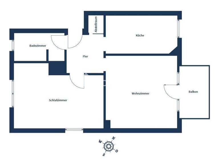 Wohnung zum Kauf 197.000 € 2 Zimmer 50 m² 2. Geschoss Oberhausen Augsburg 86154