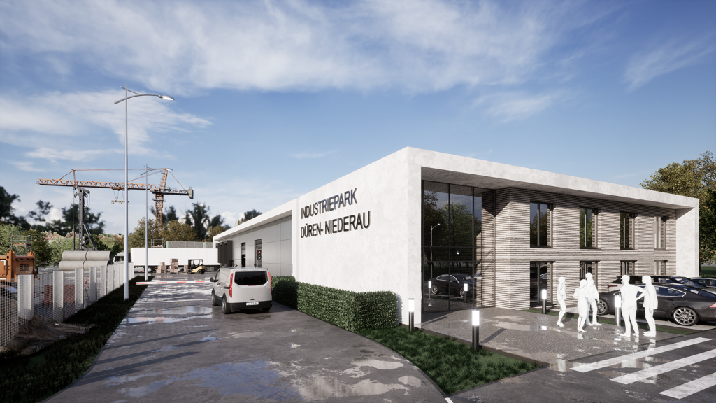 Produktionshalle zur Miete provisionsfrei 10.000 m² Lagerfläche teilbar von 400 m² bis 1.600 m² Kreuzauer Str. 46 Krauthausen Düren 52355