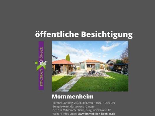 Einfamilienhaus zum Kauf provisionsfrei 555.000 € 5 Zimmer 150 m² 622 m² Grundstück Mommenheim 55278