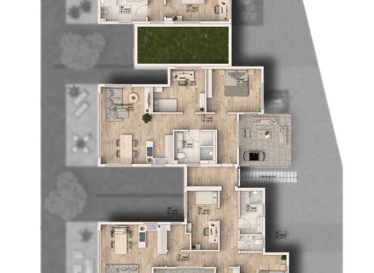 Wohnung zum Kauf - Erstbezug provisionsfrei 429.000 € 3,5 Zimmer 84 m² 1. Geschoss frei ab sofort Am Schießrain 13 Empfingen 72186