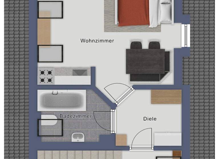Studio zum Kauf 1 Zimmer 29,4 m² 3. Geschoss Neutraubling 93073
