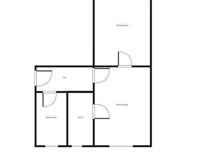 Wohnung zur Miete 470 € 2 Zimmer 40 m² 3. Geschoss frei ab 29.03.2026 Humboldtstr. 13 Offenbach am Main 63071