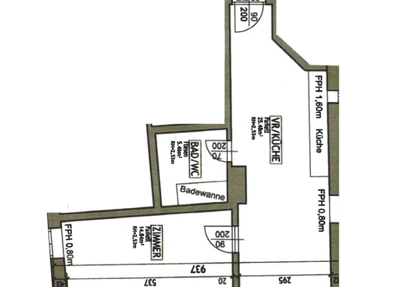 Studio zur Miete 561 € 1 Zimmer 45,8 m² 1. Geschoss Pottenbrunn 3140