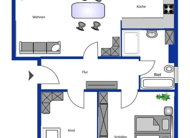 Wohnung zum Kauf 285.000 € 3 Zimmer 83 m² 1. Geschoss Hanau 63452