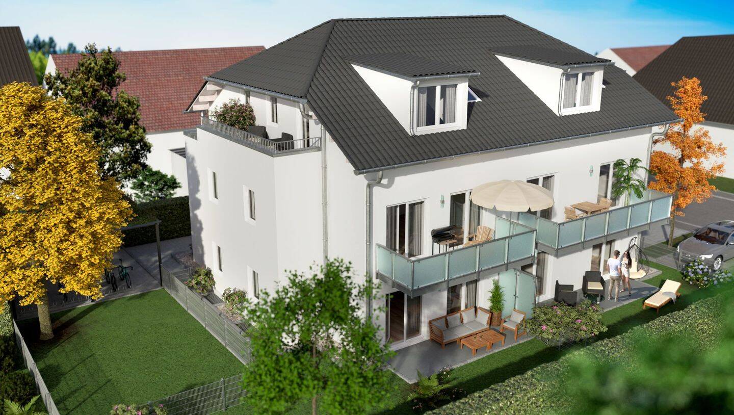 Neubau 2-Zi-Wohnung OG mit Balkon in Fürstenfeldbruck