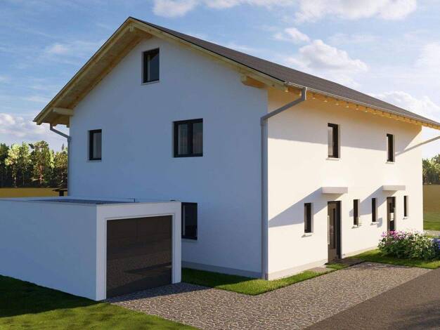 Doppelhaushälfte zum Kauf provisionsfrei 782.000 € 4 Zimmer 120 m² 239 m² Grundstück Reitmehring Wasserburg a. Inn 83512