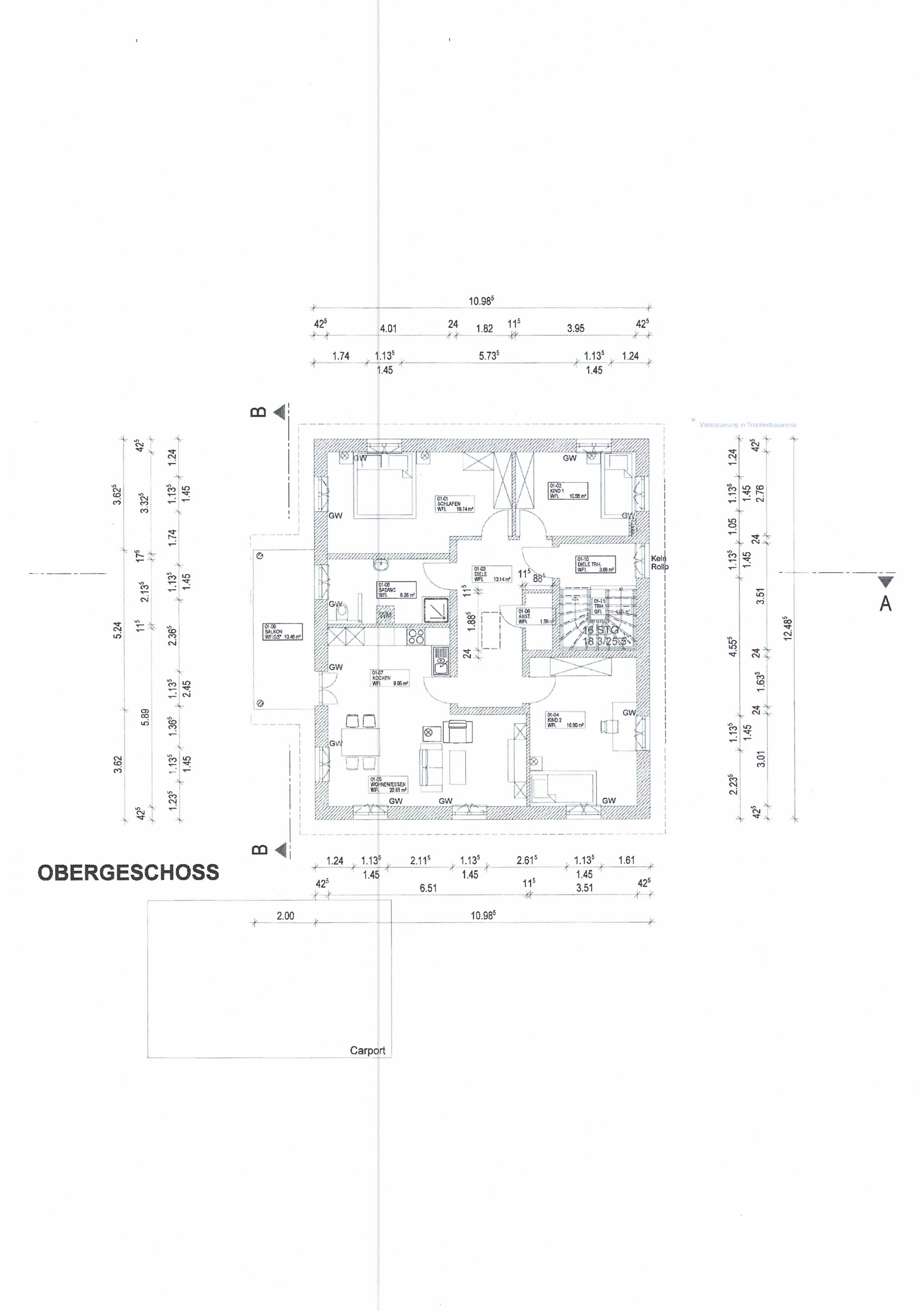 Wohnung zur Miete 840 € 4 Zimmer 105 m²<br/>Wohnfläche 1.<br/>Geschoss 01.04.2025<br/>Verfügbarkeit Erlenstraße 35 Roßbach Roßbach 94439