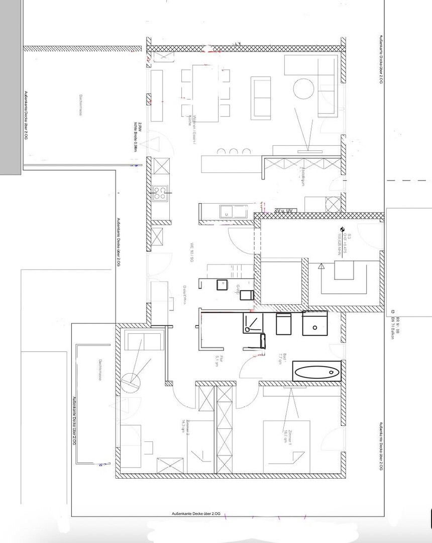 Penthouse zur Miete 1.585 € 3 Zimmer 120 m²<br/>Wohnfläche 3.<br/>Geschoss Broichweiden Würselen 52146