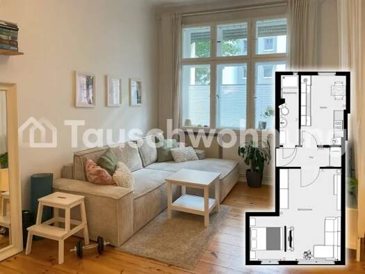Wohnung zur Miete Tauschwohnung 383 € 1,5 Zimmer 51 m² EG Friedrichshain Berlin 10249