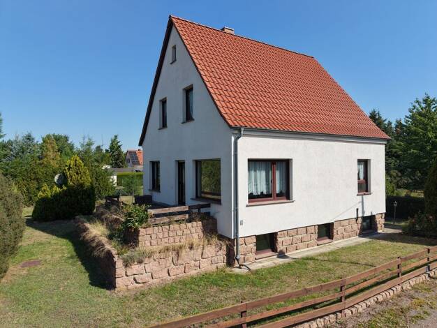 Einfamilienhaus zum Kauf 369.000 € 5 Zimmer 111 m² 690 m² Grundstück Auenblick 2 A Büschdorf Ost 06116