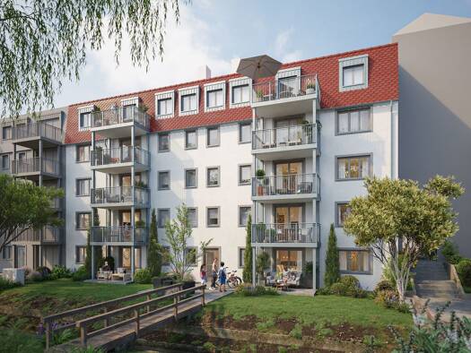 Wohnung zum Kauf - Erstbezug provisionsfrei als Kapitalanlage geeignet 157.700 € 2 Zimmer 41,6 m² Hinterm Zwinger 22 Weiden Weiden in der Oberpfalz 92637