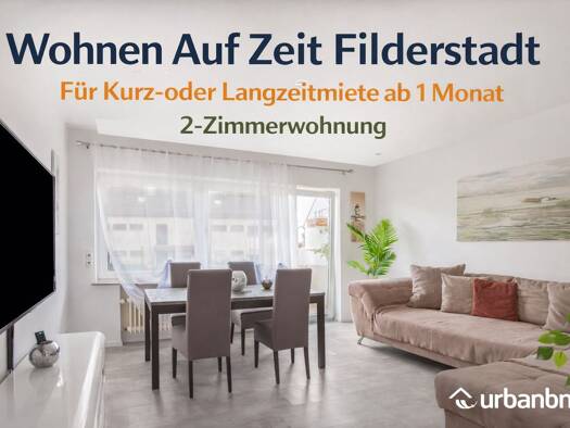 Wohnung zur Miete auf Zeit 1.300 € 2 Zimmer 60 m² frei ab 14.09.2026 Pulsstraße Bernhausen Filderstadt 70794