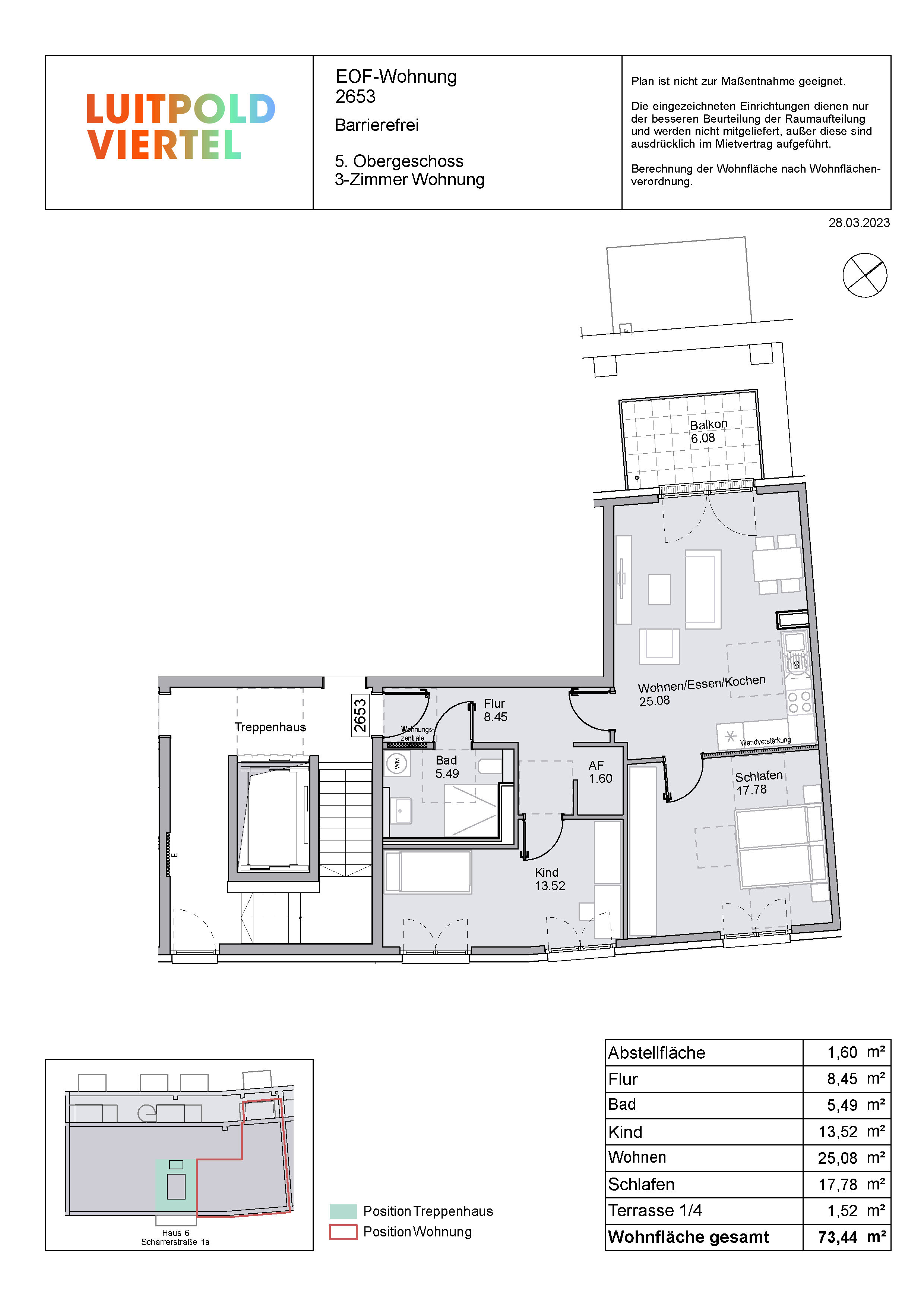 Wohnung zur Miete 735 € 3 Zimmer 73,4 m²<br/>Wohnfläche 5.<br/>Geschoss ab sofort<br/>Verfügbarkeit Scharrerstraße 1a Ludwigsfeld Nürnberg 90478