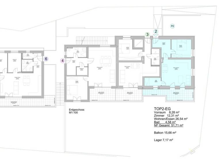 Wohnung zum Kauf 220.000 € 2 Zimmer 51,7 m² Voitsberg 8570