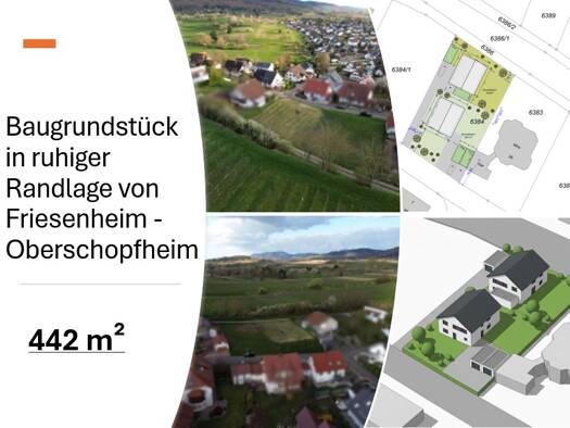 Grundstück zum Kauf provisionsfrei 159.028 € 443 m² Grundstück Oberschopfheim Friesenheim 77948