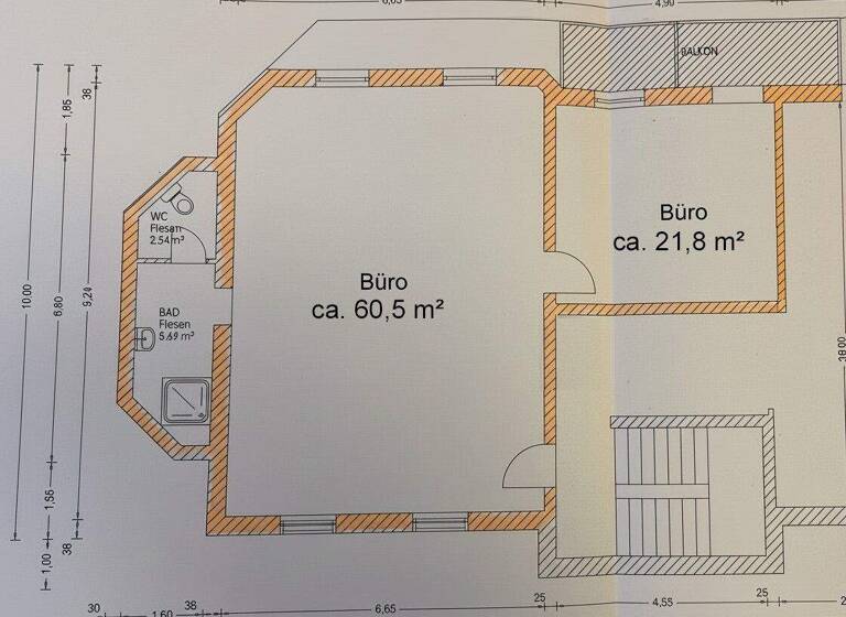 Büro zur Miete 596 € 2 Zimmer Loosdorf 3382