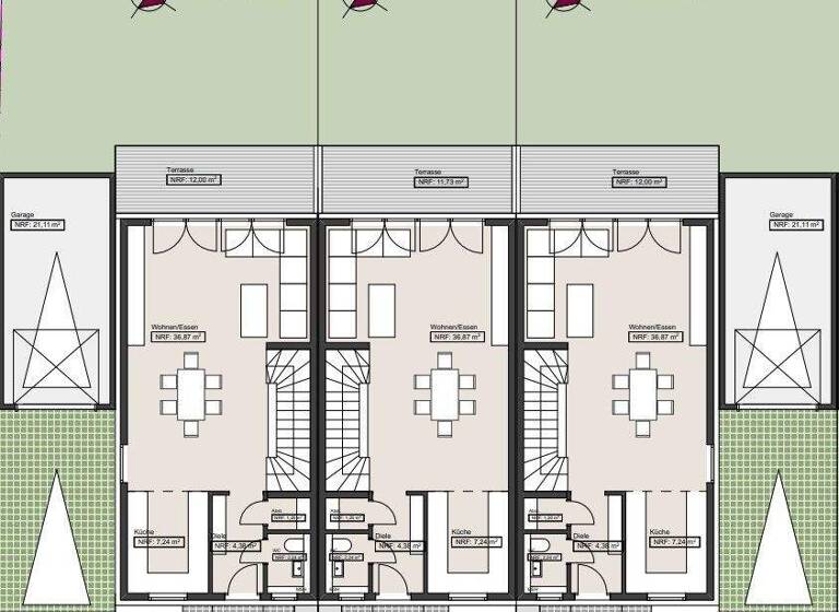 Reihenmittelhaus zum Kauf provisionsfrei 599.000 € 4 Zimmer 127,3 m² 207 m² Grundstück frei ab 01.11.2026 Frankfurter Str. 37b Weilbach Flörsheim / Weilbach 65439