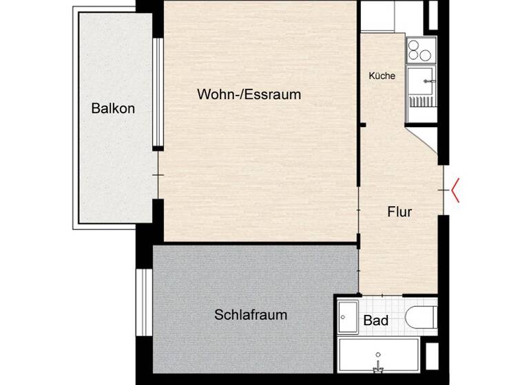 Wohnung zum Kauf 410.000 € 2 Zimmer 37 m²<br/>Wohnfläche 2.<br/>Geschoss Westerland Westerland 25980