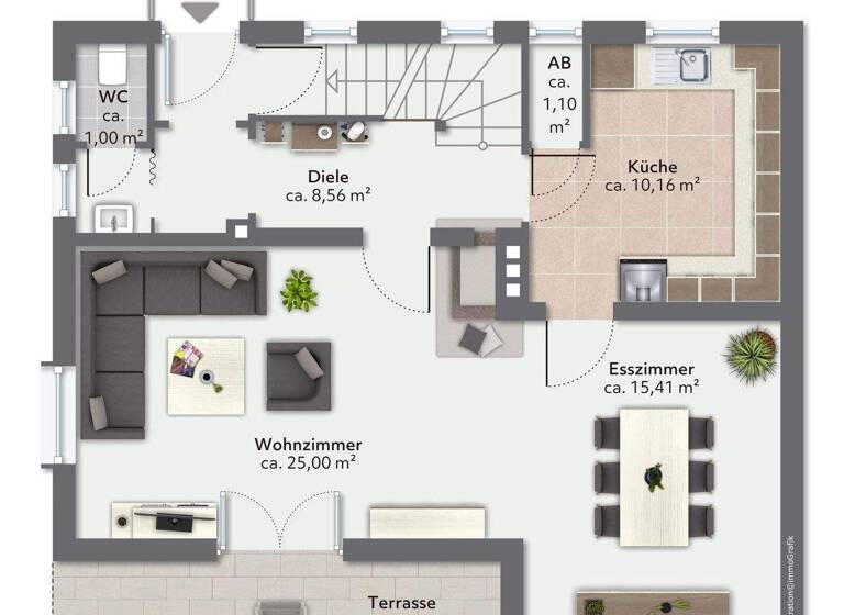 Doppelhaushälfte zum Kauf 350.000 € 4 Zimmer 116,7 m² 400 m² Grundstück Burghausen 84489