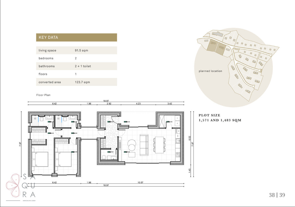 Villa zum Kauf 439.900 € 3 Zimmer 91,5 m²<br/>Wohnfläche Lipovo Kolasin