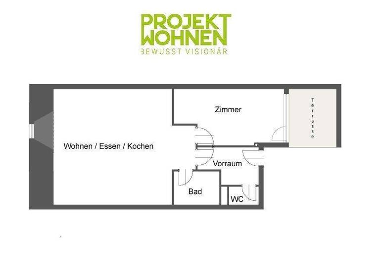 Wohnung zur Miete 572 € 2 Zimmer 69,2 m² 1. Geschoss Am Glacis 16 Leoben 8700