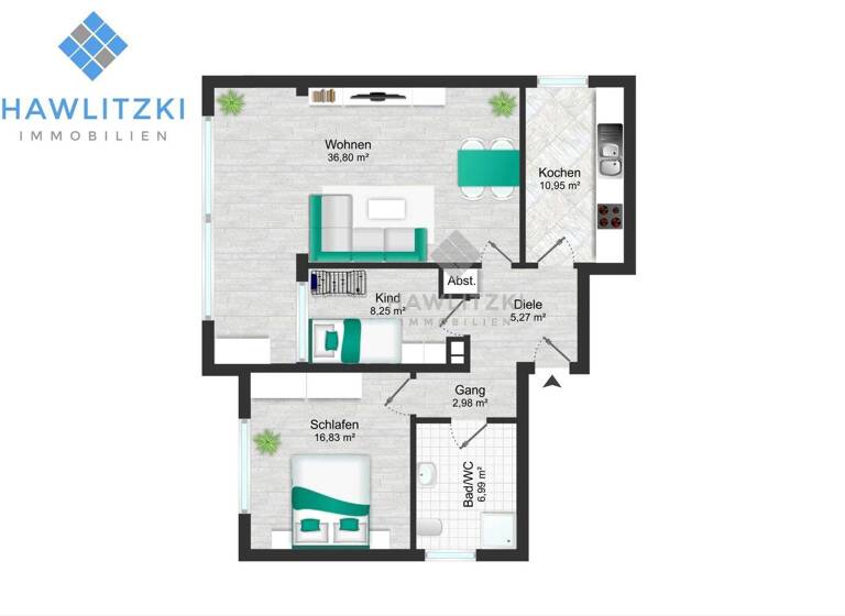 Studio zum Kauf 287.000 € 2,5 Zimmer 88 m² 1. Geschoss frei ab 01.05.2026 Durmersheim 76448