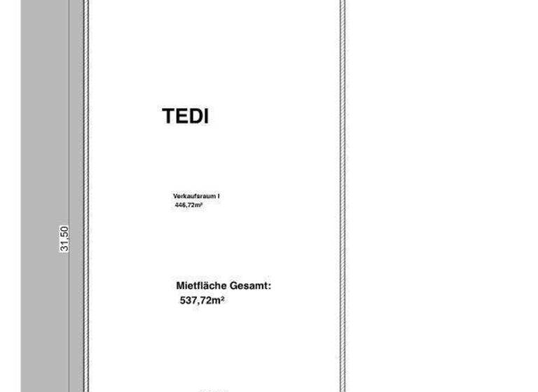 Laden zur Miete 4.080 € 3 Zimmer 446,7 m² Verkaufsfläche Kötzting Bad Kötzting 93444