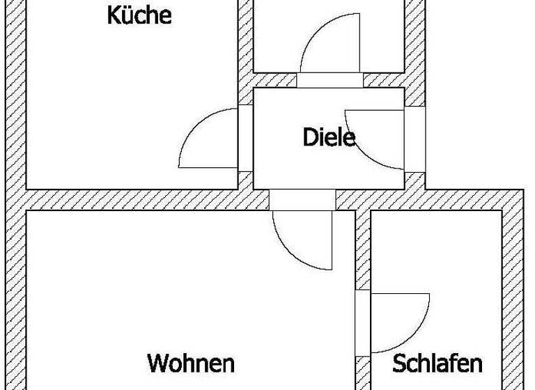 Wohnung zur Miete 320 € 2 Zimmer 47 m²<br/>Wohnfläche 2.<br/>Geschoss ab sofort<br/>Verfügbarkeit Poppitzer Str. 37 Altriesa Riesa 01589