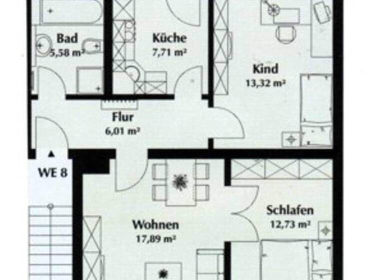 Wohnung zur Miete 460 € 3 Zimmer 67 m² frei ab sofort Franz-Mehring-Str. 113 Pölbitz Zwickau 08058