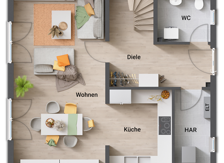 Haus zum Kauf provisionsfrei 228.750 € 4 Zimmer 100 m²<br/>Wohnfläche 927 m²<br/>Grundstück Gramelow Burg Stargard 17094