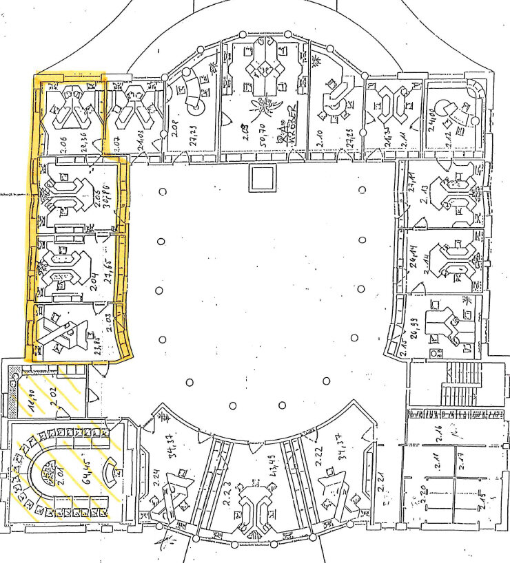 Bürofläche zur Miete 11,50 € 2 Zimmer 48,3 m²<br/>Bürofläche Scheibe Weiden 92637