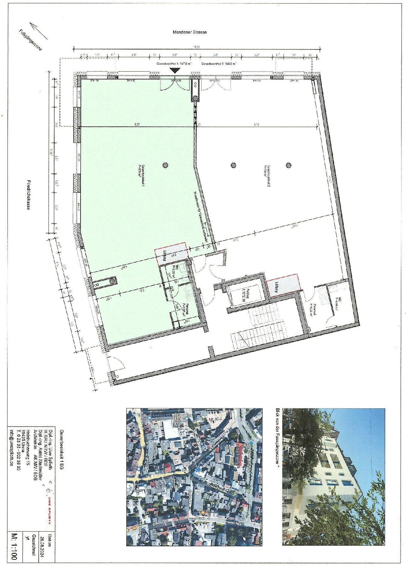 Bürogebäude zur Miete 3.850 € Friedrichstr 1 Stadtkern - Mitte Iserlohn 58636