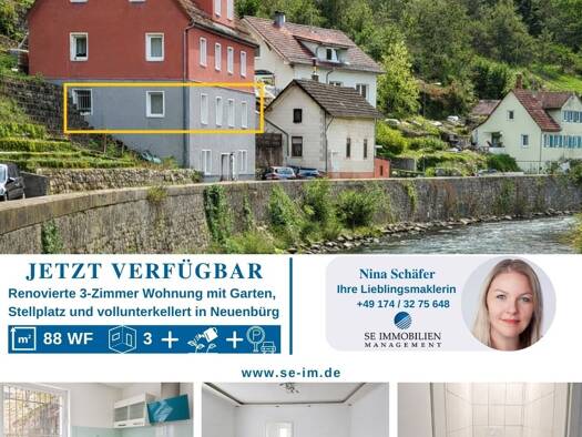 Wohnung zum Kauf 185.000 € 3 Zimmer 88,5 m² 1. Geschoss Neuenbürg Neuenbürg 75305