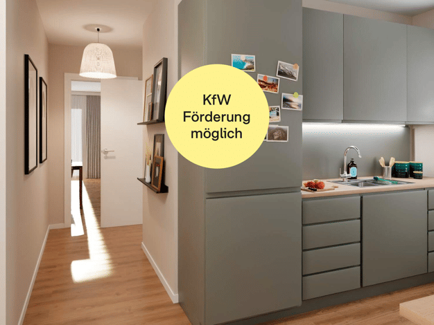 Wohnung zum Kauf - Neubau provisionsfrei 299.900 € 1 Zimmer 52,2 m² Geschoss 4/5 Lilli-Marx-Straße 2 Benrath Düsseldorf 40597