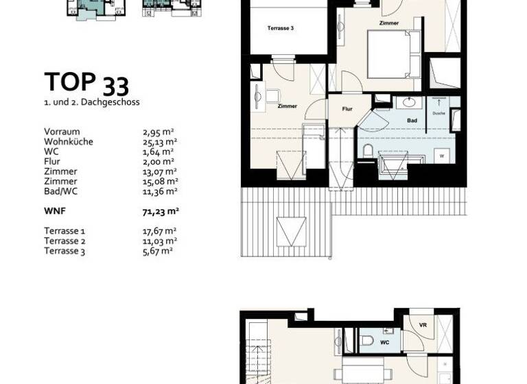 Wohnung zum Kauf 599.000 € 3 Zimmer 71,2 m² 7. Geschoss Inzersdorfer Straße 121 Wien 1100