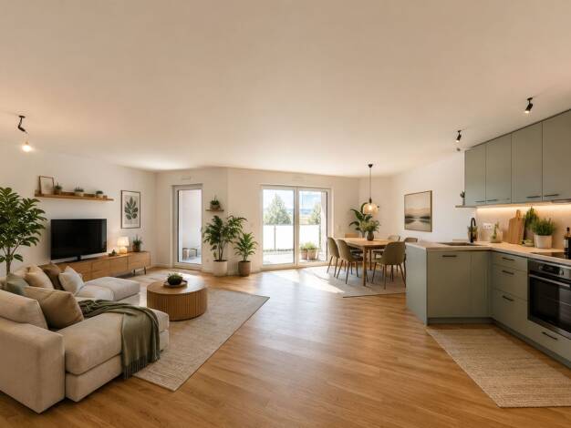 Wohnung zum Kauf - Neubau provisionsfrei 465.000 € 4 Zimmer 123,6 m² 2. Geschoss Niederweimar Weimar (Lahn) 35096