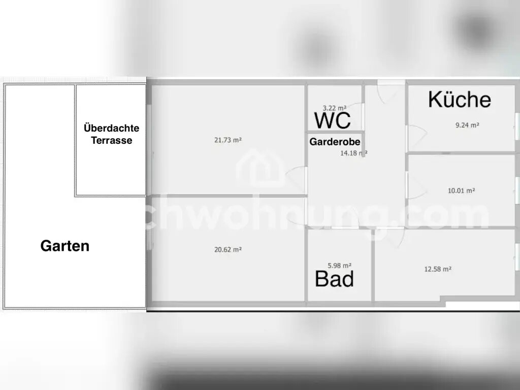 Wohnung zur Miete Tauschwohnung 1.270 € 4 Zimmer 102 m²<br/>Wohnfläche EG<br/>Geschoss Marienburg Köln 50968