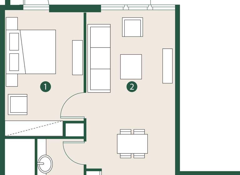 Wohnung zum Kauf provisionsfrei 263.611 € 2 Zimmer 68,5 m² Dubai 00000