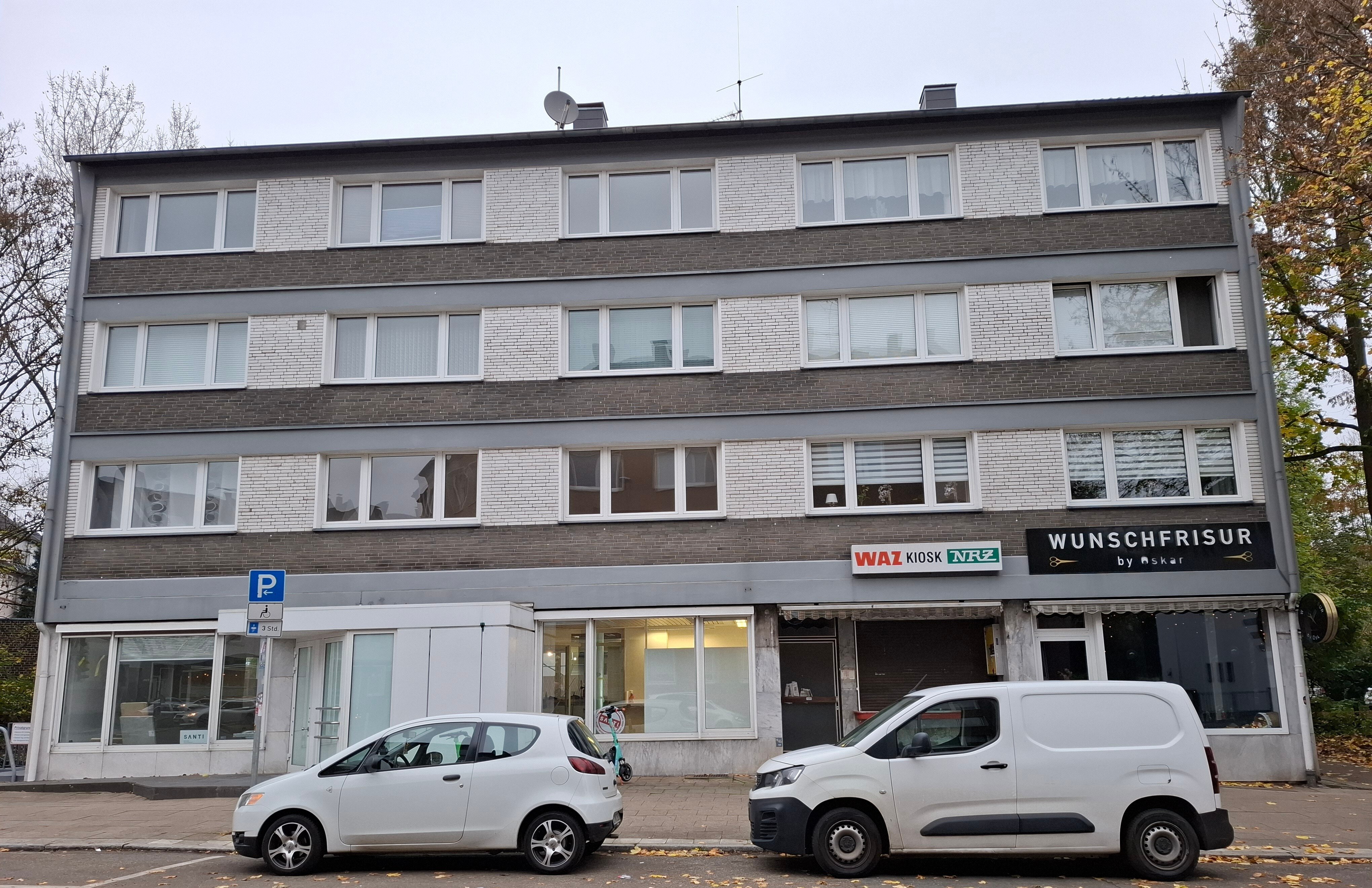 Wohnung zur Miete 423 € 2 Zimmer 65 m²<br/>Wohnfläche 1.<br/>Geschoss ab sofort<br/>Verfügbarkeit Weserstr. 1 Bergerhausen Essen 45136