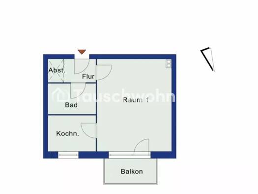Wohnung zur Miete Tauschwohnung 300 € 1 Zimmer 34 m² Tegel Reinickendorf 13403