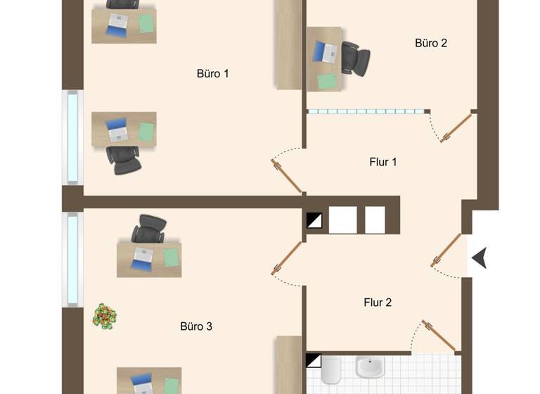 Wohnung zum Kauf 99.000 € 3 Zimmer 55 m²<br/>Wohnfläche Lechtingen Wallenhorst 49134