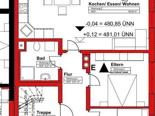 Wohnung zur Miete 1.100 € 3 Zimmer 90 m² frei ab 01.10.2026 Burgau Burgau 89331
