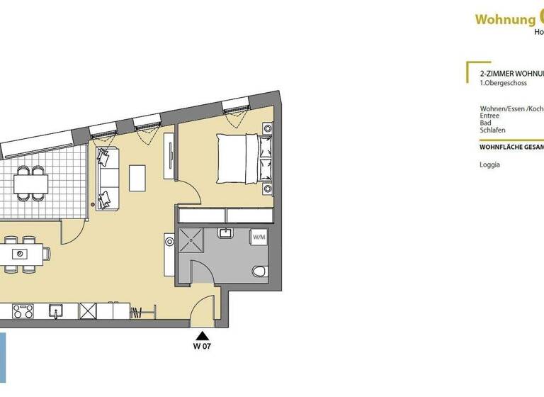 Wohnung zum Kauf - Erstbezug 413.000 € 2 Zimmer 56,6 m² EG Holzstraße 1 Lustenau 6890